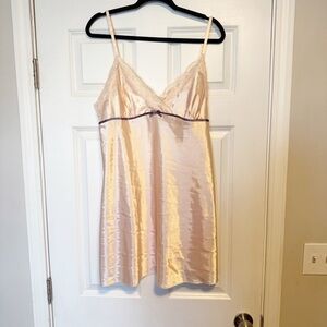 Morgan Taylor intimates Vtg Y2K intimates pink slip dress